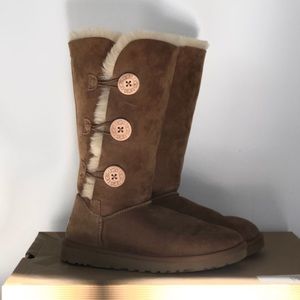 UGG Bailey Suede Button Triplet